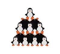 Goki Set de jouets empilables Pingouin 58683 Multicolore