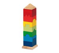 goki 58893 Tour d'empilage, multicolore (1 pièce)