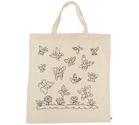 Goki Sac de peinture SELF avec papillons 38x42 cm Lichtbruin G