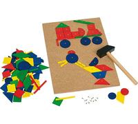 goki 58990 Jeu de marteau XXL, multicolore
