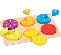 goki 59960 - Jeu éducatif en Bois pour Enfants, compréhension ludique des Chiffres et des capacités motrices, 29 cm x 20 cm, Lot de 21, à partir de 2 Ans