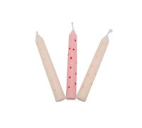 goki 60697 Lot de bougies d'anniversaire à pois Rose