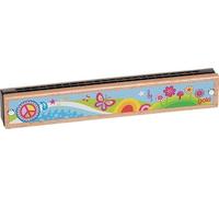 goki 61842 - Harmonica 66 avec 24 notes - Instrument de musique en bois et plastique - Environ 17,6 cm