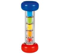 Goki 61879 Mini bâton de Pluie L = 12,2 cm, Ø = 4,4 cm, Bois, Plastique, Billes en Acier