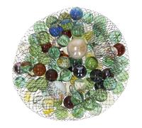 goki 63926 Glasmurmeln, 86 x 16 mm + 2 x 25 mm, mehrfarbig, 88-teilig (Farbe zuf