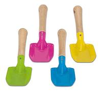 Goki 63929 Mini Pelle à Sable en métal avec Manche en Bois Mixte