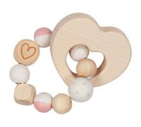 Hochet flexible en bois perles & Cœur Goki® - Jouets Bébé