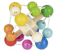 Goki 765430 Anneau de Hochet et Anneaux en Peluche Multicolore