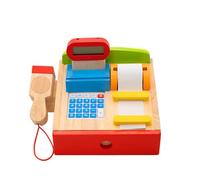 GOKI - 8651575 - Caisse Enregistreuse avec Scanner - Calculette - Vrai Display, 22 x 18 x 14 cm