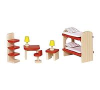 Goki Basic - 51719 - Mobilier de Poupée - Meuble de Poupée - Chambre des Enfants