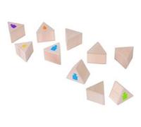 Goki blocs de bois de 7 x 7 cm de poids de mémoire de mémoire Multicolore G