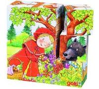Goki Blocs de bois Tales Puzzle Marron G