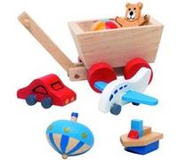Goki Bois Accessoires Dollhouse Maternelles 7 pièces Multicolore G