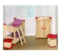 Goki BOIS DOLLHOUSE GARDERIE 5-PIECE Multicolore G
