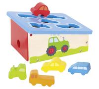 Goki - Boîte à jouets Véhicules - 6 pcs.