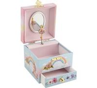 Goki boîte à musique elfe 11 cm rose / bleu Roze