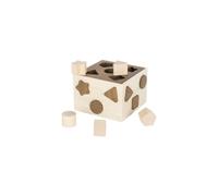 goki Boîte de tri en bois naturel 16x16cm 5 pièces