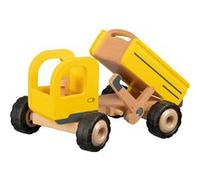 Goki camion à benne basculante bois jaune junior 14,5 x 25 cm Jaune G