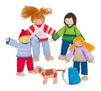 Goki Marionnettes Flexibles pour Camping Familial Multicolore 51863