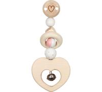 Goki - Clip Heart Pendants for Baby Strollers, Multicolor (65217)