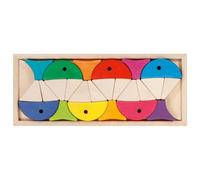 Goki Colour And Shape Sorting Game Toy NEUF