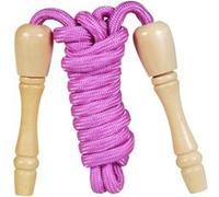 GOKI Corde à sauter de 2m45 avec manche en bois violette Noir G