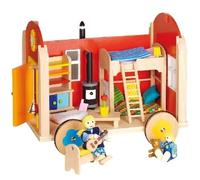 Goki Doll’s Construction Site Trailer with Accessoires