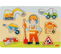 goki- Encaje obrero No aplica Puzzle à encastrements, 57406, Multicolore, Petit