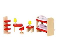 Goki Enfants Dollhouse Bois 11 PCS Ivoire G