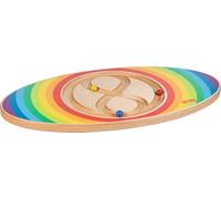 Gollnest & Kiesel Planche d'équilibre en bois Labirinto - Lot de 4 beige 55 x 29 x 4 cm