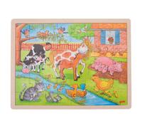 Goki Farm Life Puzzle 48 pièces - en bois