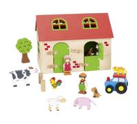 Goki - Ferme En Bois + Animaux