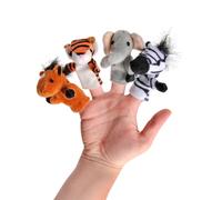 Goki Finger Doll Wild Animaux, ensemble de 8