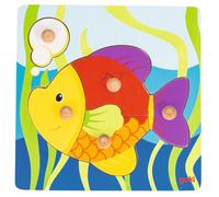 Goki- Fish Puzzle en Bois, 2041530, Mixte