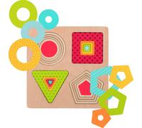 GOKI Formes géométriques 4in1 Puzzle multicouche