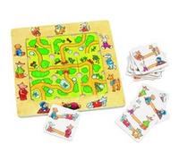 Goki gezeschapsspel Vind de weg junior 21 cm bois 9 pièces Multicolore G