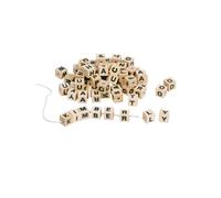 goki HD270 Cube de lettres, naturel (1 set)