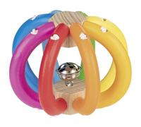 Goki Hochet flexible en bois Arc-en-ciel multicolore