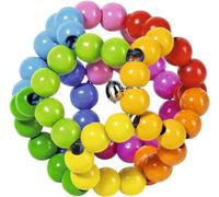 Hochet balle flexible en bois multicolore TU