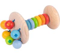 Goki Hochets de marque. Modèle cage élastique arc-en-ciel