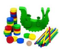 Goki jeu d'équilibre Balancing Crocodile 12 cm vert Bleu G