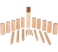 Goki jeu viking Kubb, dans un sac en coton, goki nature
