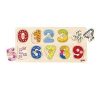 Goki Jigsaw 30 x 15 cm bois 10 pcs Multicolore G