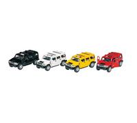 Goki KINSMART Hummer H2 SUV (2008) en métal (1 des 4 Assortis)