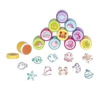 Goki kit de tampons animaux marins - jouets créatifs pour enfants