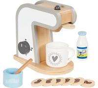 Goki Jouet Machine à café expresso en bois Blanc TU