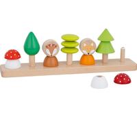 goki Jeu de tri 58423 - Petits Amis de la forêt, Couleurs et Formes, bois de hêtre, dès 2 ans