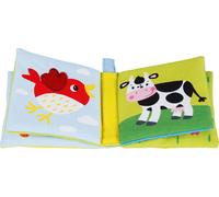 goki Livre d'images Animaux avec couineur et film crépitant 65253 Textile Nouveau