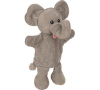 Goki Lot de 3 marionnettes à Main Girafe, Singe et éléphant (avec Jambes)