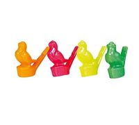 Goki Lot de 8 pipes à oiseaux aquatiques en plastique pour anniversaire d'enfant